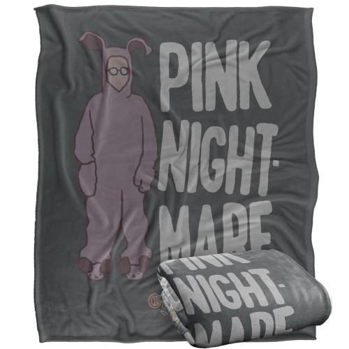 A Christmas Story Pink Nightmare Blanket