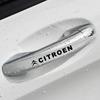 4PCS Car Door Handle Sticker Car Logo Decoration Decal For Citroen C2 C3 C4 C5 C6 C1 DS3 DS4 DS5 DS7 Xsara Berlingo Saxo Picasso