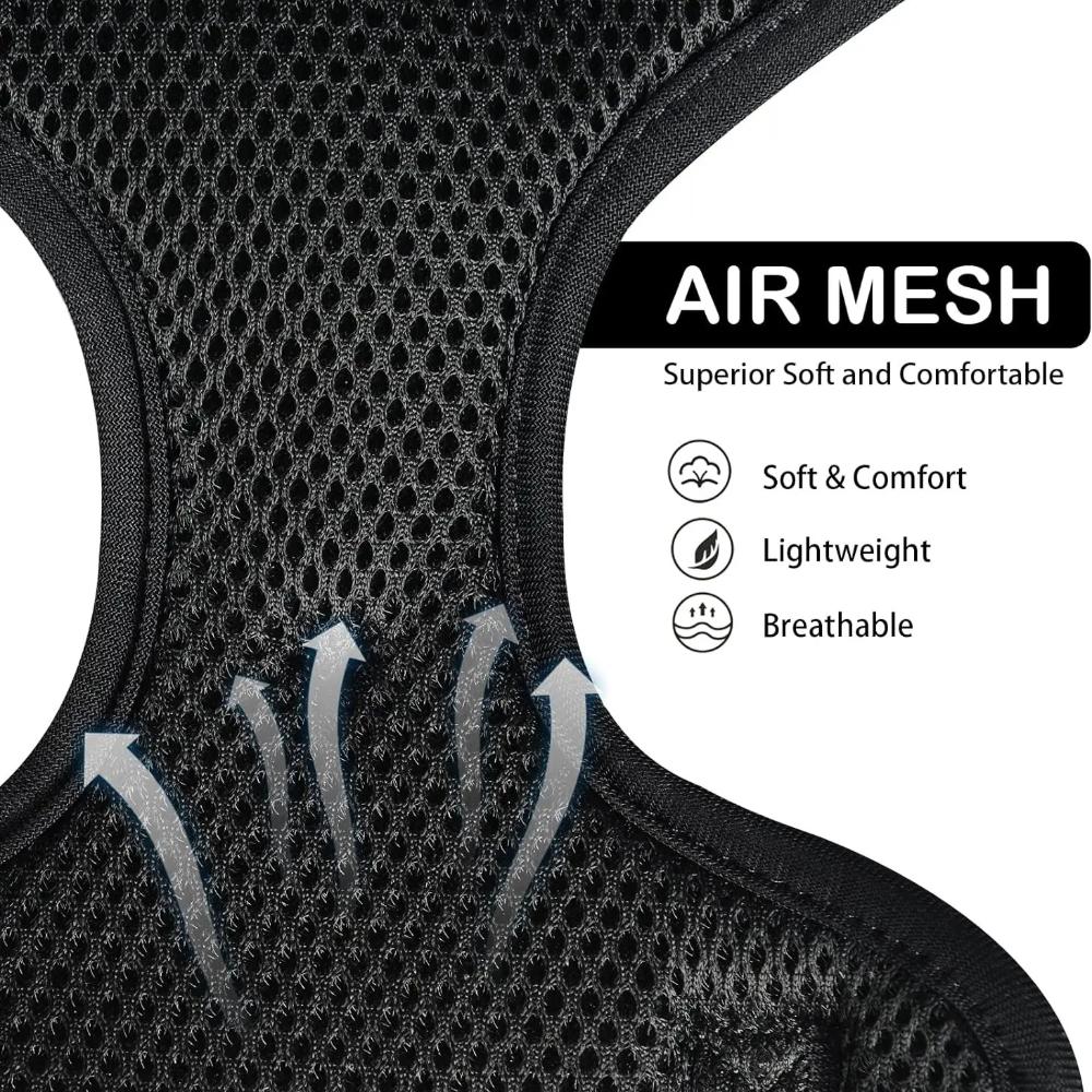 Gentleman Smoking Dog Harness Pet Birthday Wedding Outfit Formal Costume Mesh Vest with Bowtie for Small Medium Dogs