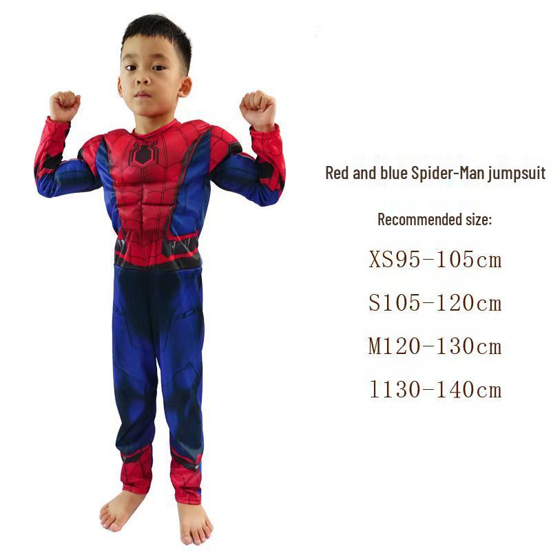 Kids' Muscle Costume: Halloween Heroes – Iron Man, Captain America, Thor, Hulk, Optimus Prime, and Spider-Man