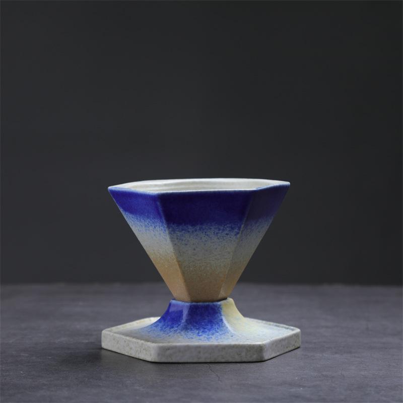 Creative Ceramic Cup Light Luxury Coffee Cup Saucer Set Retro Design Water Cup Afternoon Tea Cup