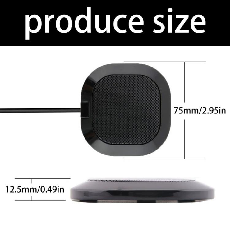 Desktop USB Conference Microphone 360 Sound Pickup Computer PC Microphone for Video Conference Gaming Chatting