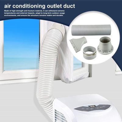 Portable AC Window Hose Kit Portable Air Conditioner Exhaust Hose Extension Ventilation Replacement Adapter For Bedroom Study