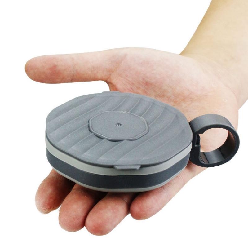 Silicone Folding Coffee Cup Portable Outdoor Folding Water Cup Travel Carrying Cup With Lid Mouthwash Cup For Camping And Hiking