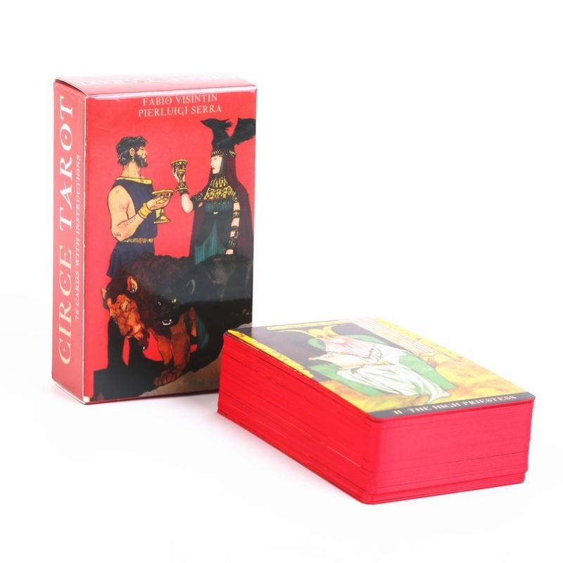 78Pcs Longest Dream Tarot Card Set Divination Tool With Detailed Guidebook Colorful Frame Fortune Telling Cards