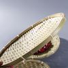 Handwoven Bamboo Fruit Basket & Plate