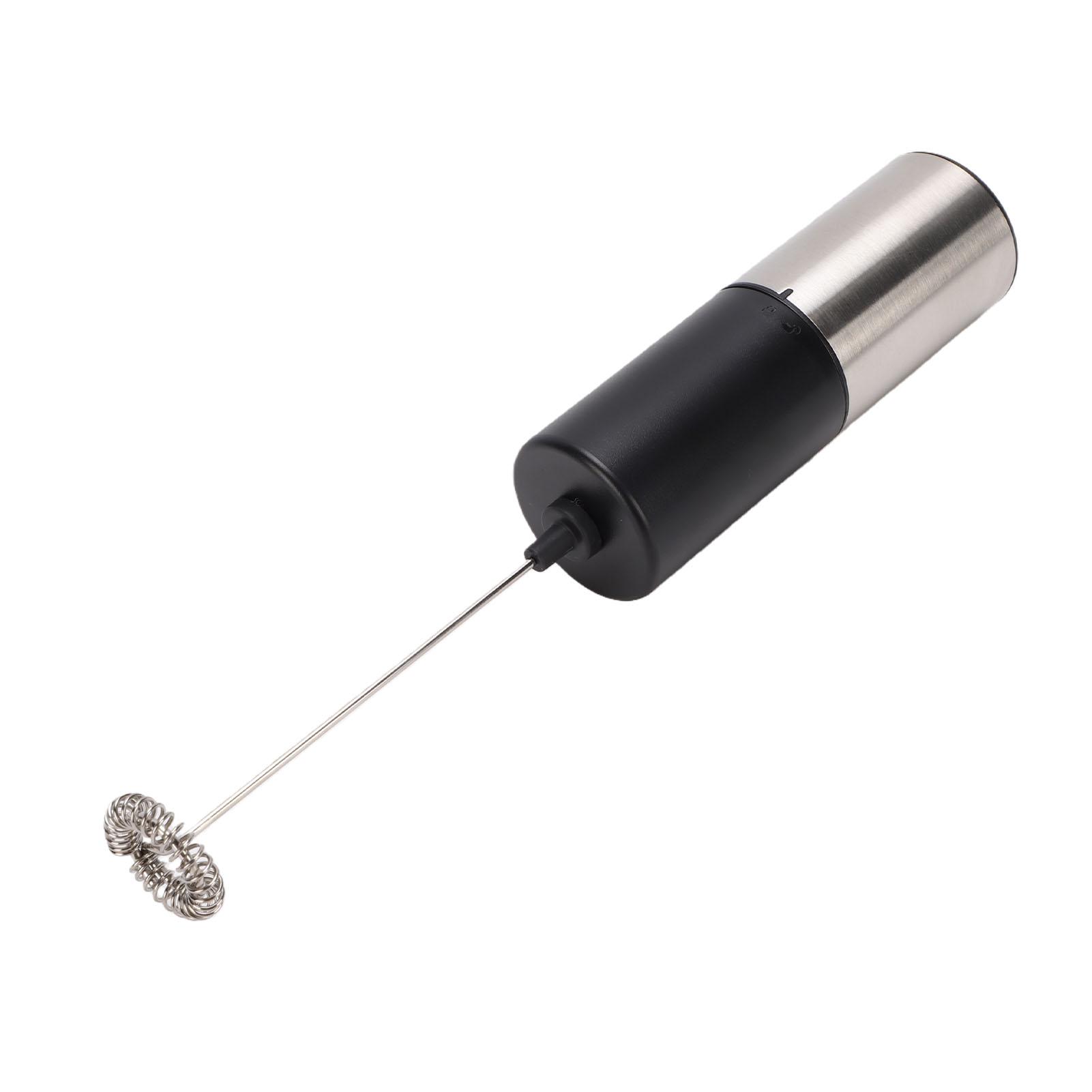 

Powerful Milk Frother Wand Electric Whisk Foam Maker Handheld Drink Mixer with Holder for Hot Chocolate