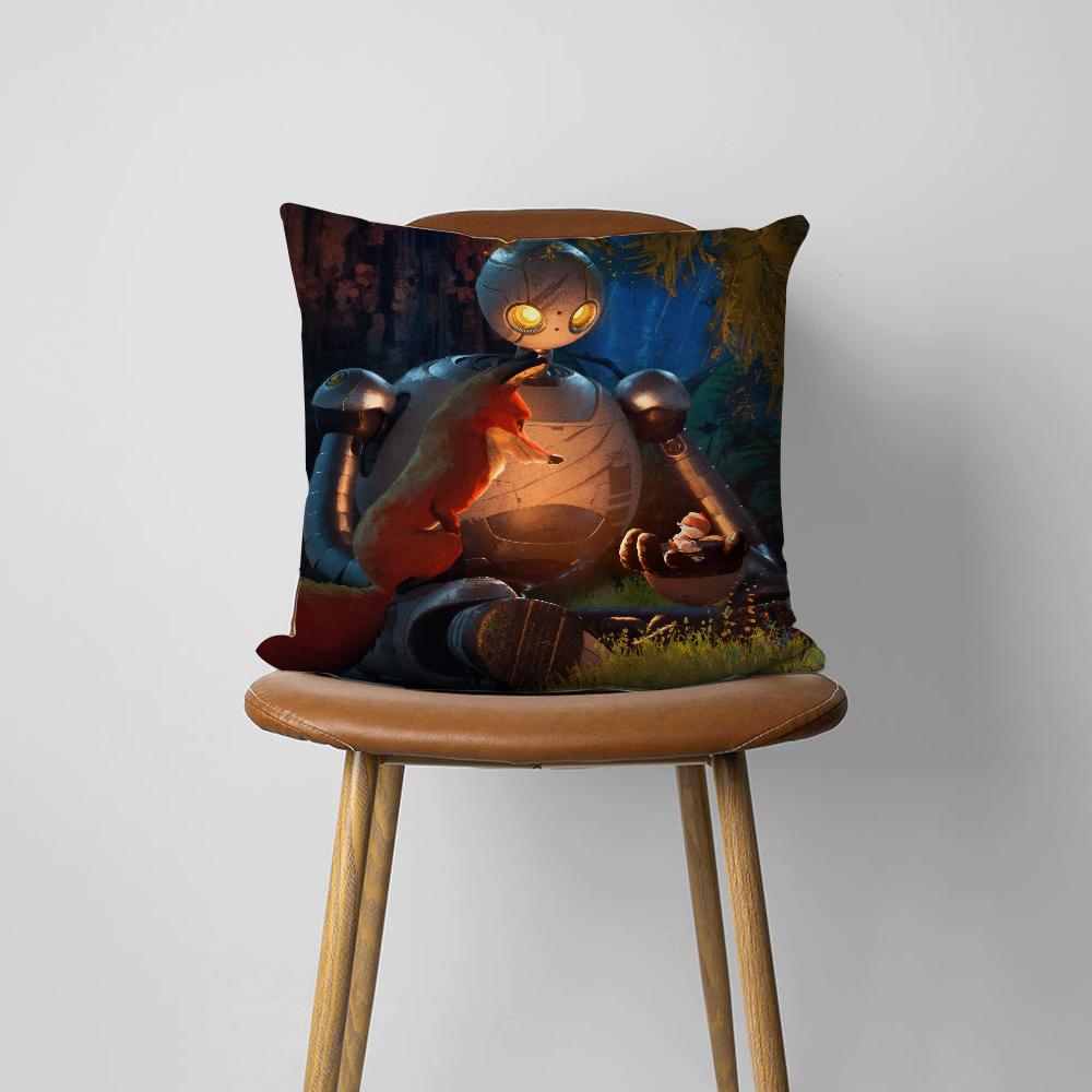 Film The W-Wild R-Robot Cute cushion For Bedroom Car Coffee Shop Room Soft and Living Room Sofa Decorative Pillow Cover Case