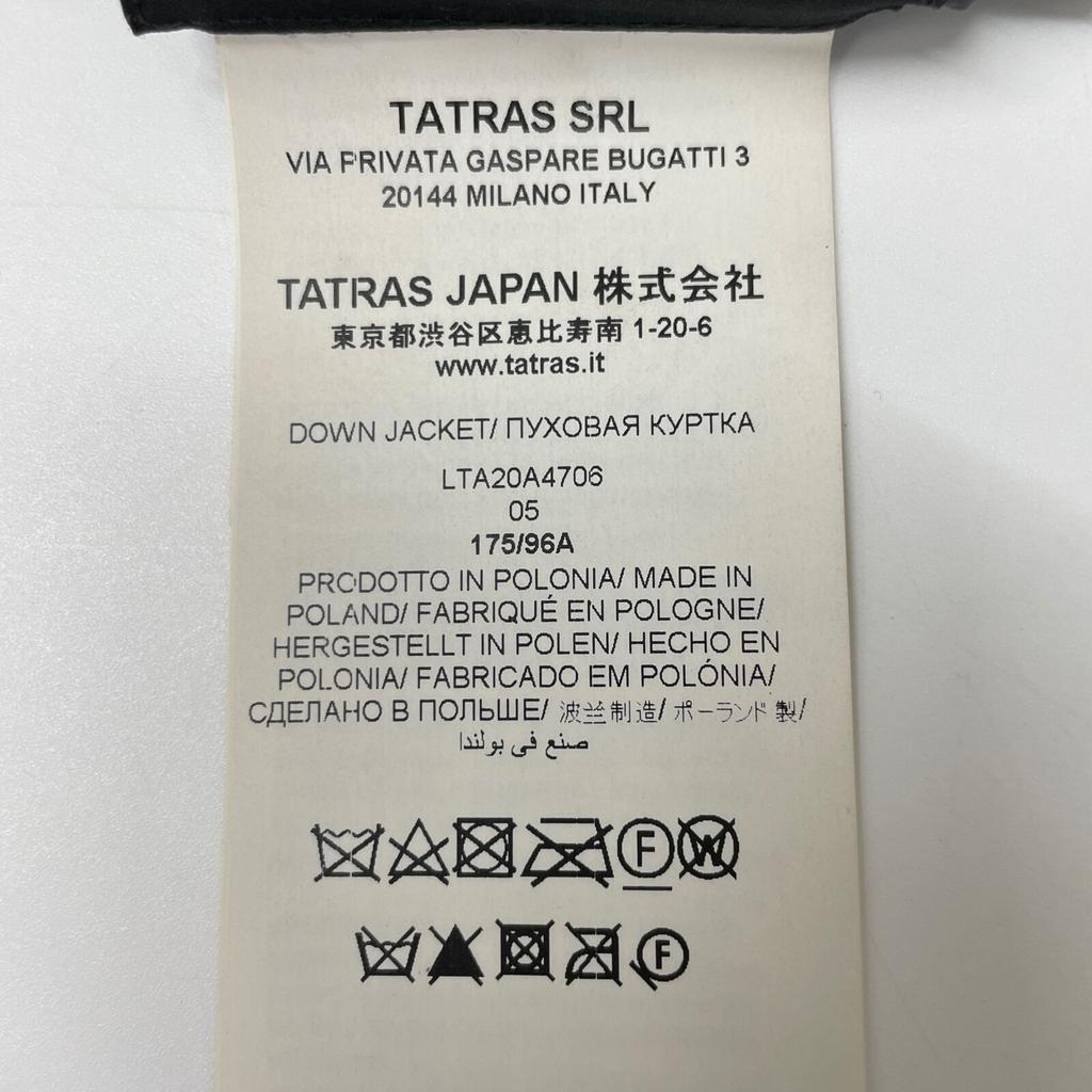 TATRAS LTA20A4706 ISERA Black Raccoon Fur Hooded Reversible Down Coat coat 5 blackUsed