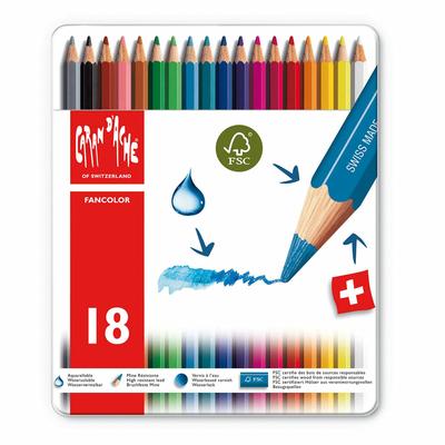 Caran Fan Color 18 Color Set d'Ache 1288-318