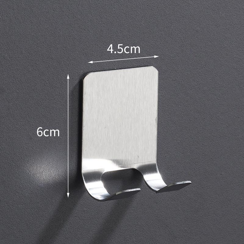 Stainless Steel Nail-Free Razor Holder Wall-Mounted Shaver Stand
