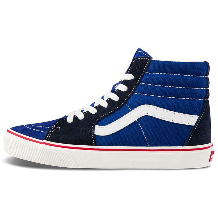 Vans Sk8 High Top Skate Shoes Unisex Sneakers Blue Black VN0A4U3C2ND