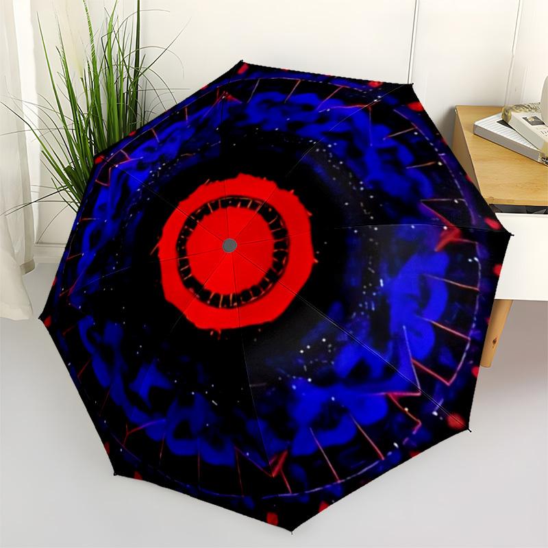 

1pc Mandala Art Automatic Open/Close Umbrella - Portable Collapsible Umbrella with 8-Rib Stability, Fashion Lovers yy251017110