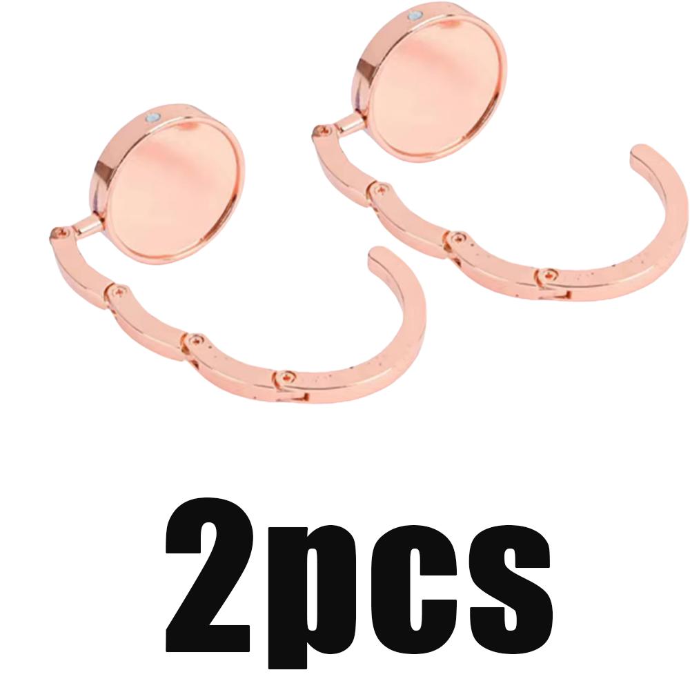 1-3Pcs Foldable Bag Hook Portable Good Load-Bearing Capacity Hanger Handbag Student Desktop Table Bag Side Of The Desk Hanger