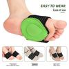 Thick Flat Foot Orthotic Arch Support Pad - Soft Shock-Absorbing Forefoot Bandage for Men & Women