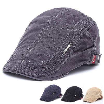 Cotton Beret Hats for Men Summer Flat Cap Casquette Caps Fall Berets Men's Hat for Auntumn Winter