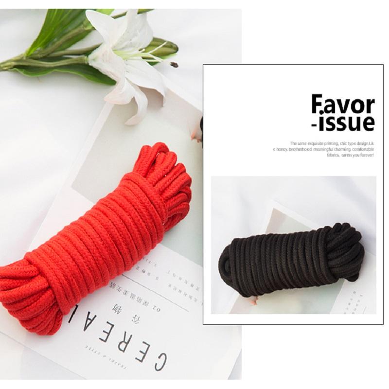 Soft Cotton Rope BDSM Bondage Shibari Restraints,Rope Cord Binding Binder Restraint, SM Play Adult Sex Toys For Couples