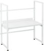 Printer Stand/Multi-File Rack, 50cm Wide, White, ND-F525