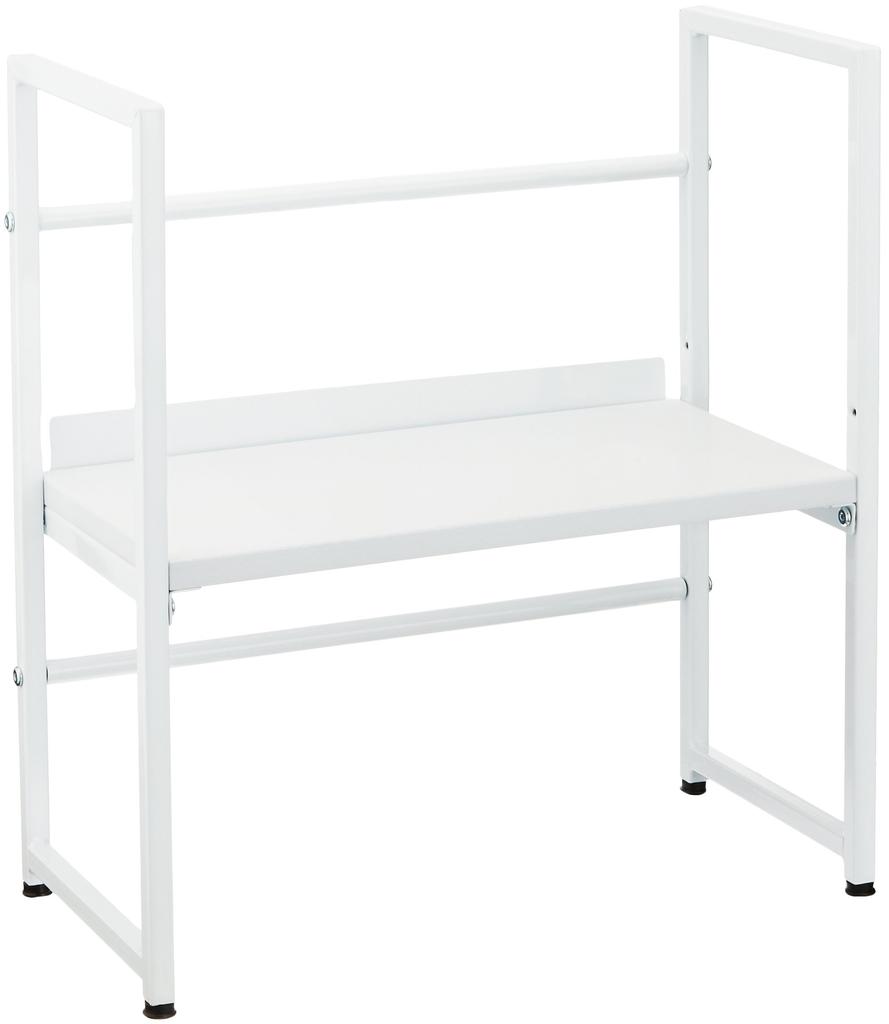 Nakabayashi Printer Stand/Multi-File Rack, 50cm Wide, White, ND-F525