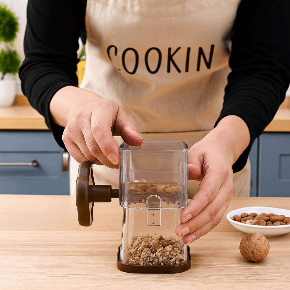 Hand Crank Hand Masher Multifunctional Fruit Crusher Nut Walnut Grinder  Food Preparation