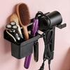 Space Saving Blow Dryer Hanger Carbon Steel Curling Iron Shelf Hair Dryer Holder  Hairbrush