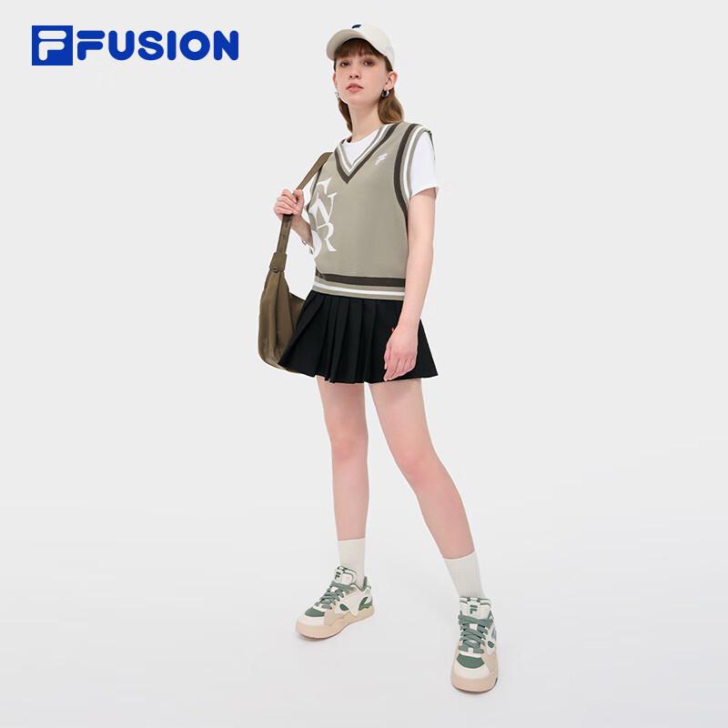 FILA FUSION Women's V-Neck Woven Sweater Vest