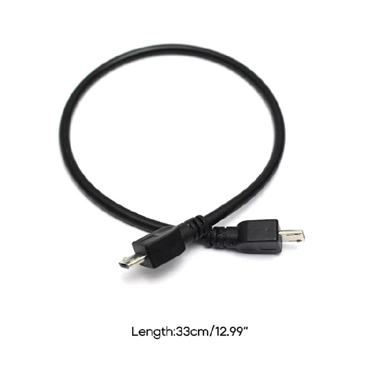 5 Pin Micro USB Male To Micro USB Male OTG Converter Adapter Data Cable