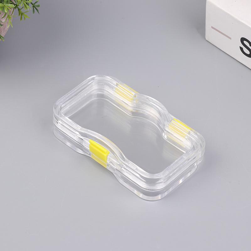 1 Pcs Plastic Dental Lab Box With Film Dentist False Tooth Case Box With Membrane Storage Boxes Denture Teeth Container Case
