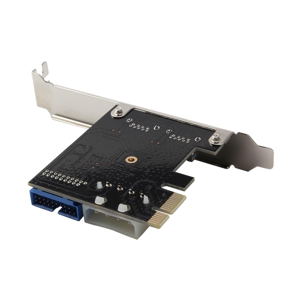 PCI E To USB 3.0 Expansion Card 19 Pin Converter External 2 Port USB 3.0 Dual USB 3.0 Interface For PC Desktop