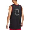 Nike Printed Round Neck Sleeveless Basketball Vest Men Tops Black DQ6171-045
