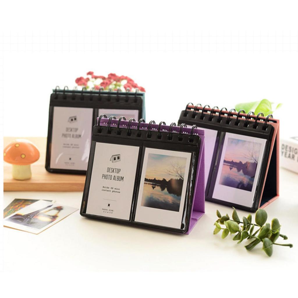 Album for FUJIFILM Standing Pocket Album Mini Album 3 Inch 68 Sheets Sky Blue Darkhorse.Inc "Cheki" -