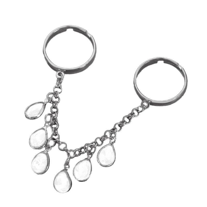 

Elegant Adjustable Wedding Rings Dating Rings Geometric Fringe Opening Finger Jewelry Suitable for Woman and Man Present