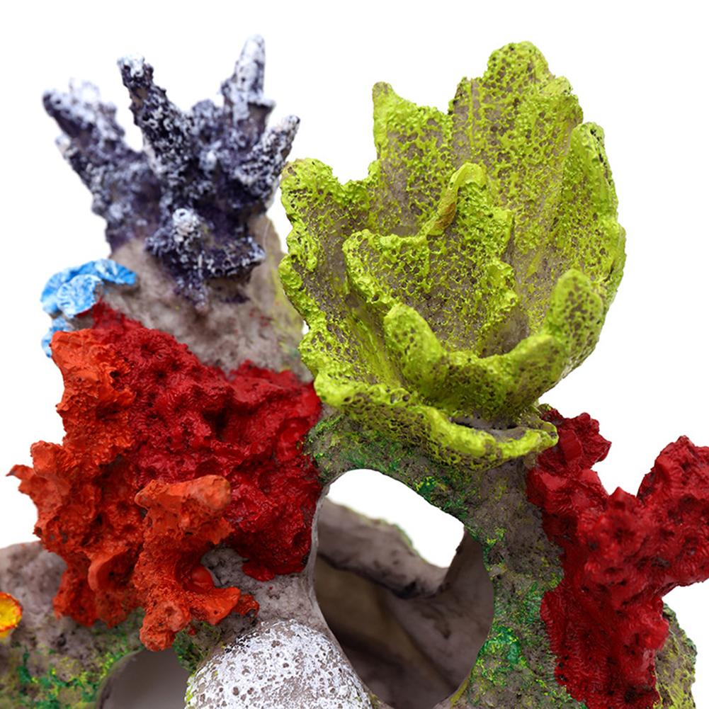 Aquarium Colorful Decoration Artificial Resin Fish Tank Accessories Ornament Aquarium Decoration Resin