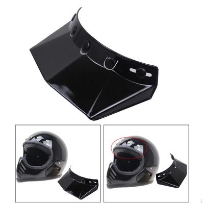 5-Snap Motorcycle Helmet Visor Peak Sun UV Sunshield Protector Shield