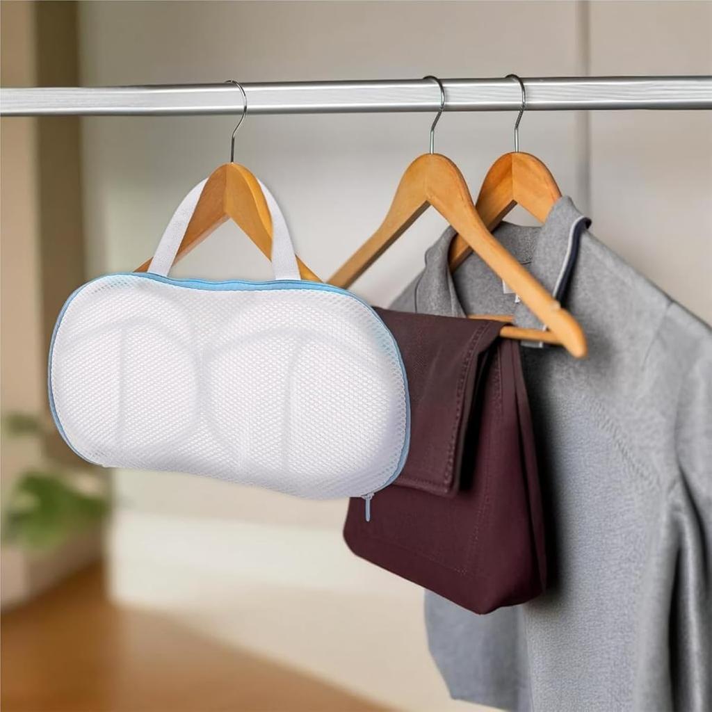 2Pcs Bra Laundry Bag Special Bra Cover For Household Washing Machine Anti-Deformation Underwear Washing Bag with Zipper