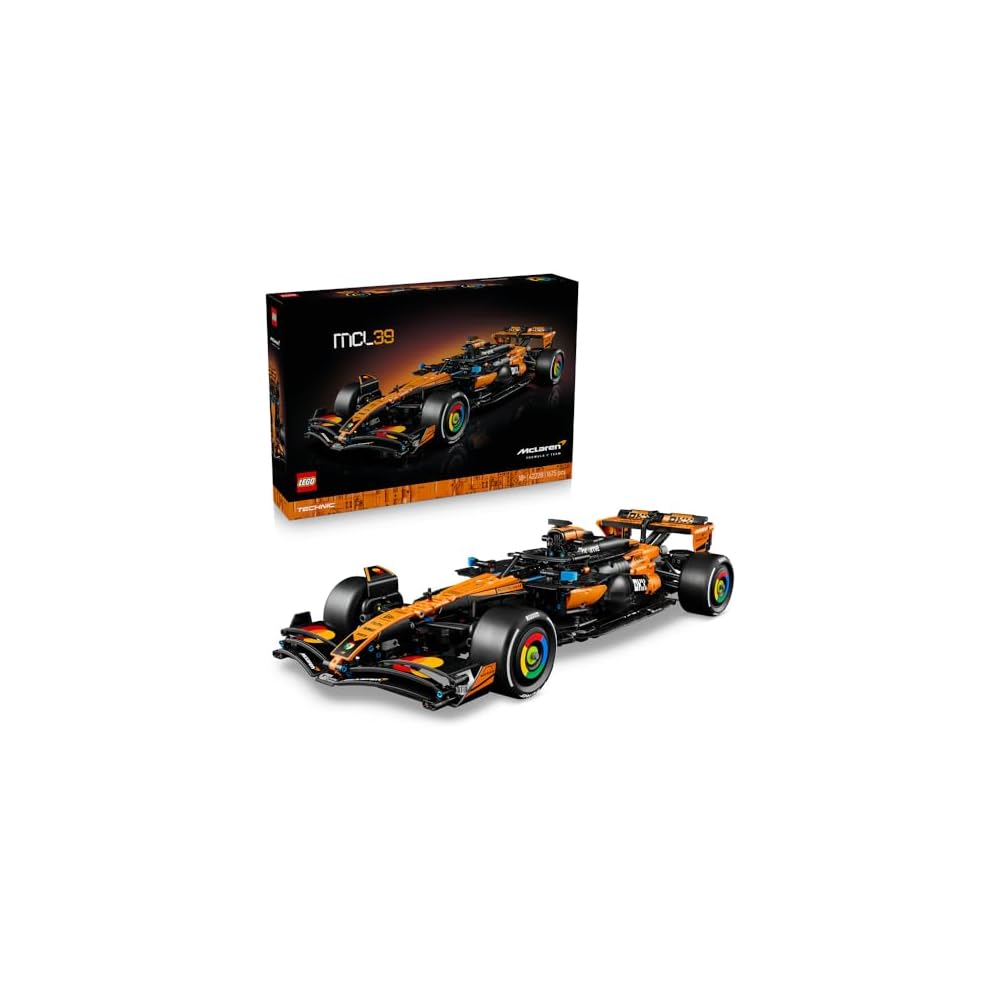LEGO Technic McLaren MCL39 F1 Car Model Kit 1:10 Scale Toy for Adults and Kids 42228
