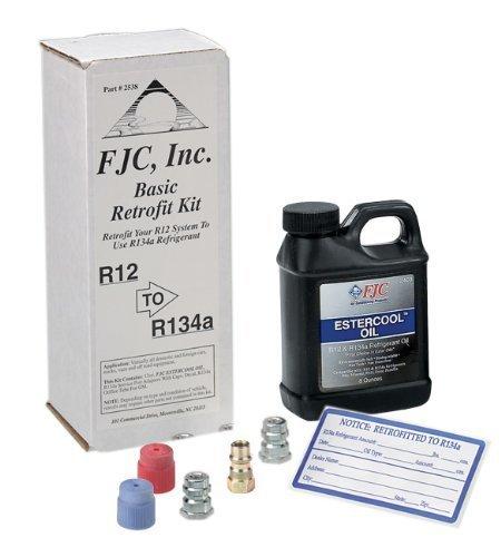 

zmart FJC 2538 R-12 to R-134a Conversion Retrofit Conversion Kit FJC 2538 R-12 to R-134a Retrofit Conversion Kit R134a Valve Core Tool Service Va