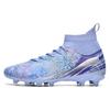Men Soccer Shoes Professional Cleats High-Top Athletic Turf Football Boots Outside/Indoor Professional Futsal Training Athletic Shoes