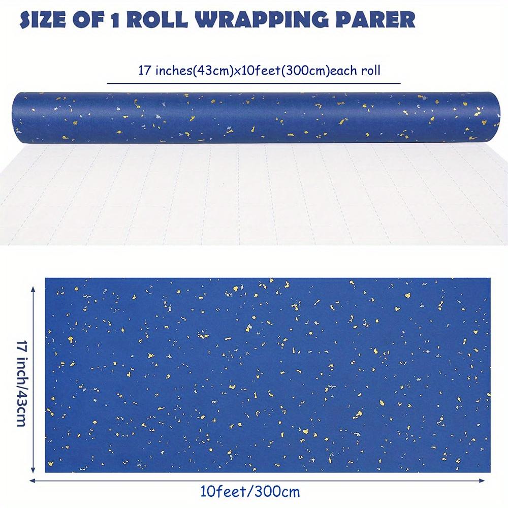 Elegant Matte Kraft Wrapping Paper Roll- 43.18cm x 3.05m,For Birthdays, Christmases, Weddings, Festive Paper,Gift Wrapping Paper