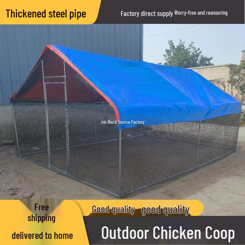 Rainproof Outdoor Poultry Shed: Multi-functional Coop for Chickens, Ducks, and Pigeons – Easy Home Assembly