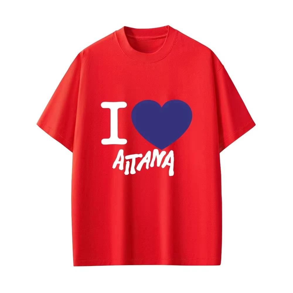 I Love T-shirt Men's Women Fashion Pop Music Streetwear Unisex Casual Oversized T Shirts Male Vintage Tshirts