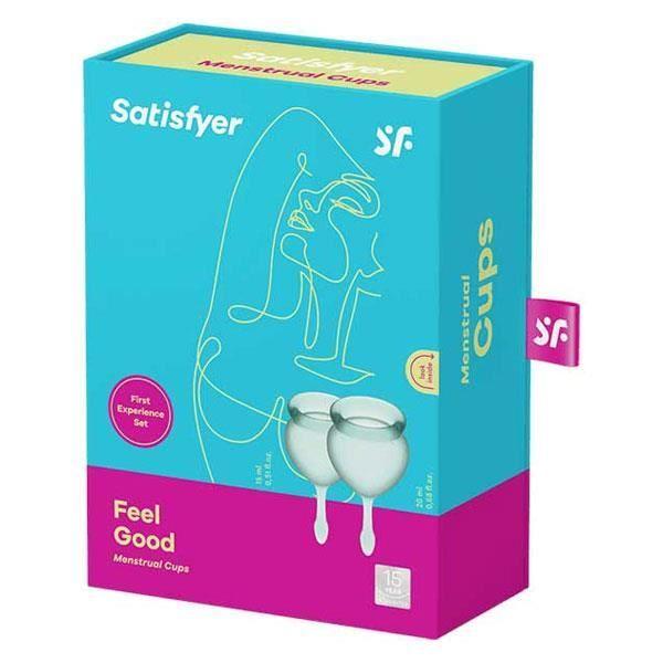 Satisfyer Feel Good Cup Menstruelles Vert Foncé 2 Unités