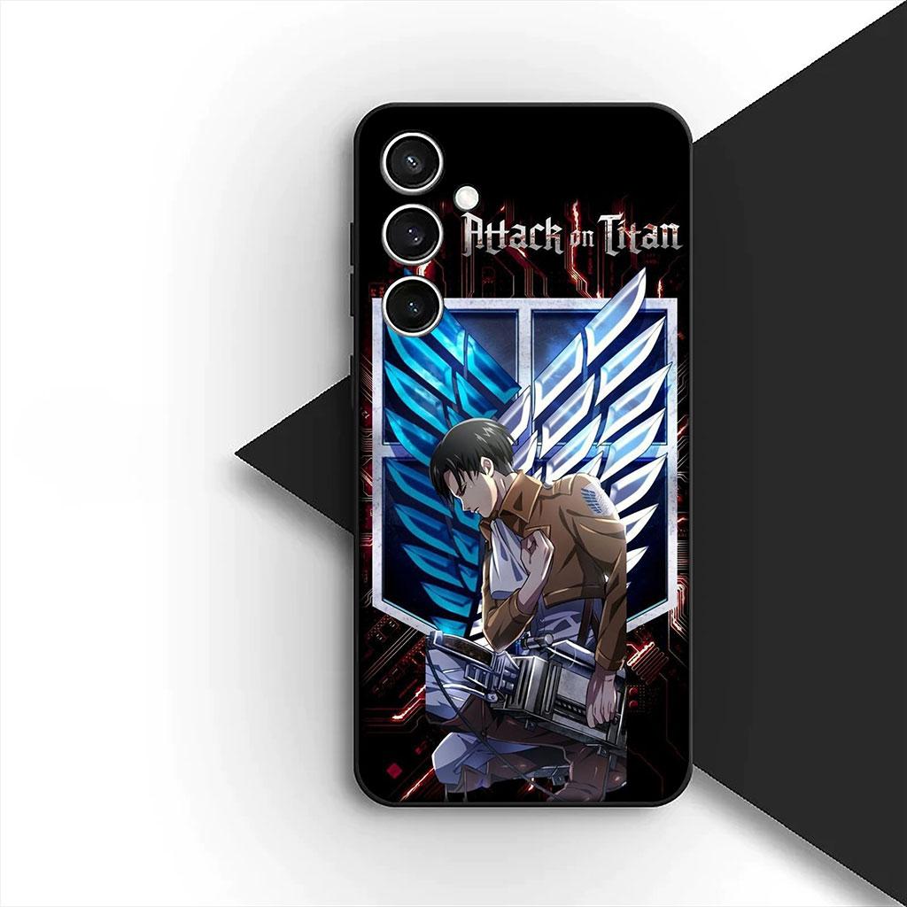Casing Phone Cover for Apple iPhone 17 Pro XS Max Air 6 Plus X 5 + SE 2022 SE2 16E XR Case  Attack Levi on Eren titan Jaeger