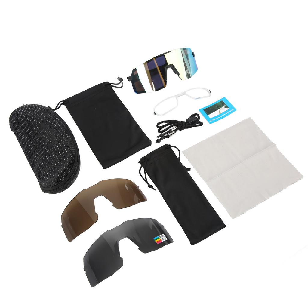 GUB 7300 Polarized Sports Sunglasses Outdoor Cycling Running Mountaineering Sunglasses Windproof Gold