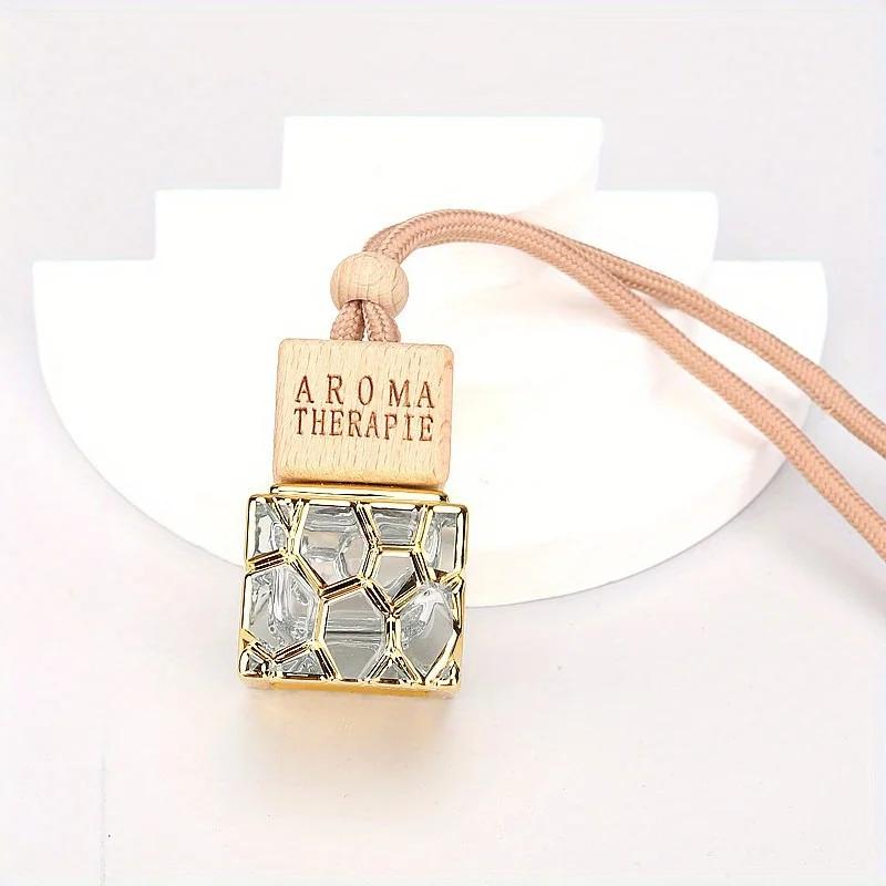 10ml Car Perfume Bottle for Essential Oils Air Freshener Auto Ornament Car-styling Perfume Pendant Car Accessories бежевый