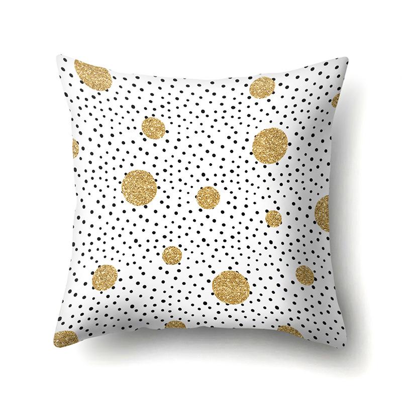Ins Style Abstract Creative Polyester Pillow Case Car Decoration Home Printed Bedside Cushion Cover Pillow Case