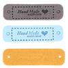 20Pcs Tags Handmade With Love Labels Clothing Tags Diy Crafts Sewing 56*15Mm