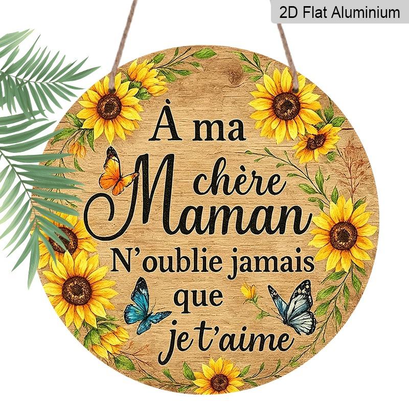 

2D Flat, Vintage-style Premium Aluminum Wall Coverings, Available in Various Sizes. Themed Love Mom, These Are The Perfect Mother s Day 20*20cm
