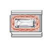 Crystal Series Italian Charm Stainless Steel Bracelet 9mm Diy