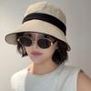 Linen Fisherman Hat Summer Sun Hat With Large Brim For Outdoor Beach And Hiking